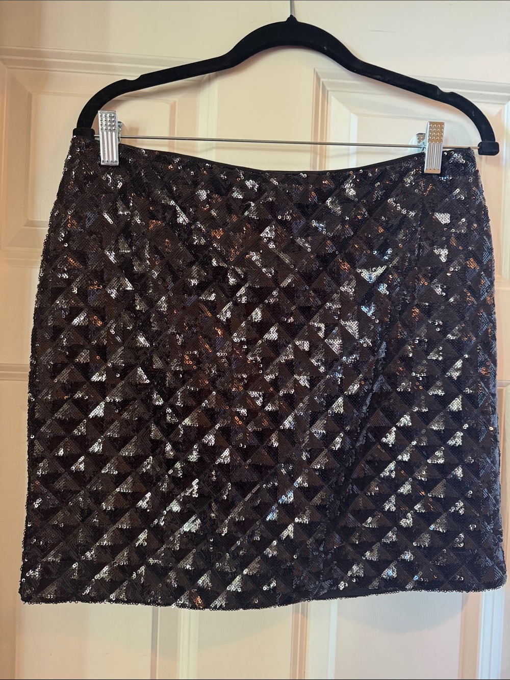 Banana Republic Black Sequin Mini Skirt